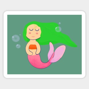 Peaceful Mermaid Sticker